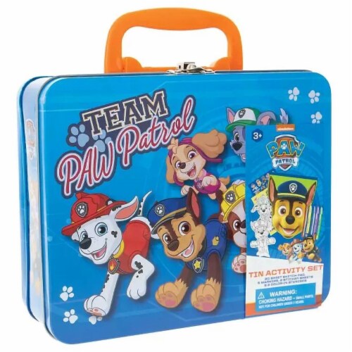 paw patrol tin activity set