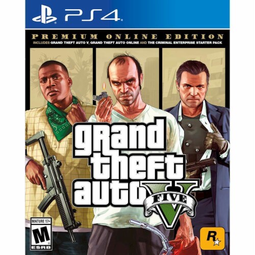 Grand Theft Auto V: Premium Online Edition (PS4) Perspective: front