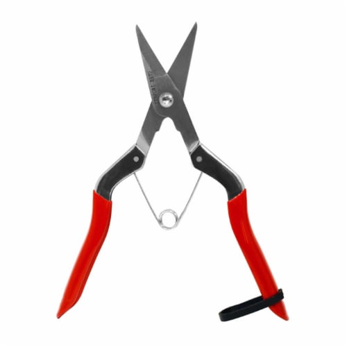 Zenport H972 8.25 in. Long Deluxe Thinning Pomelo Shear Long with Wishbone Spring Perspective: front