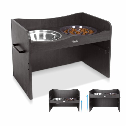 Elevated Dog Bowls with Storage