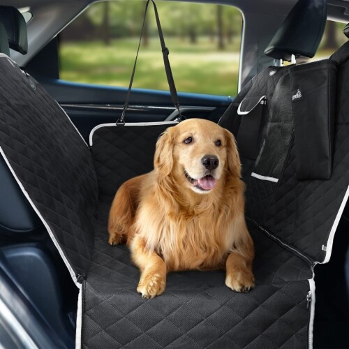 Pecute Dog Car Seat Cover, Pet Back Seat Protector Waterproof