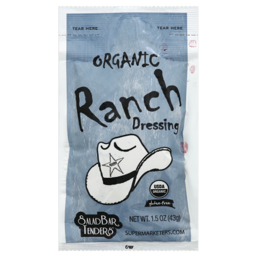 Salad Bar Tenders Organic Ranch Dressing Perspective: front