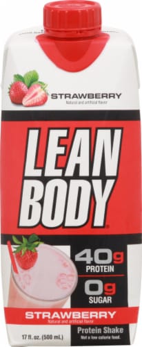 Labrada Lean Body® Hi Protein Shake - Strawberry Perspective: front
