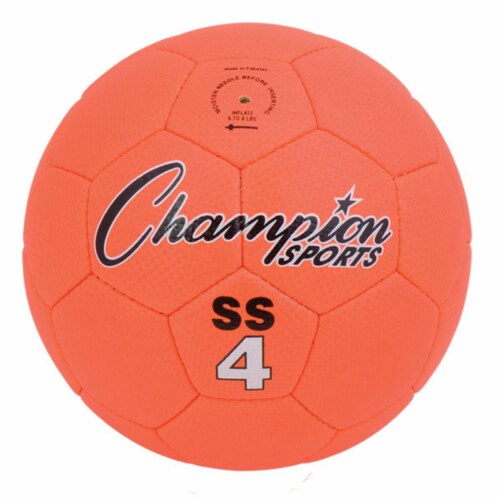 Champion Sports SS4 Super Soft Soccer Ball Fluorescent Orange Size 4 1 Harris Teeter
