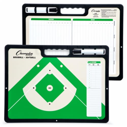 Champion Sports CBBAXL 16 x 12 x 1 in. Extra Large Baseball Coaches Board Perspective: front