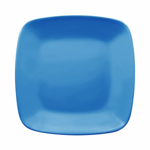 Blue square sale dinner plates