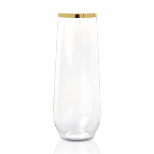 Plastic stemless champagne flutes hotsell
