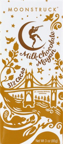 Moonstruck Milk Chocolate Mayan Bar Perspective: front