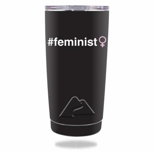 MightySkins OZTUM20-Feminist Skin for Ozark Trail 20 oz Tumbler 2016 - Feminist Perspective: front