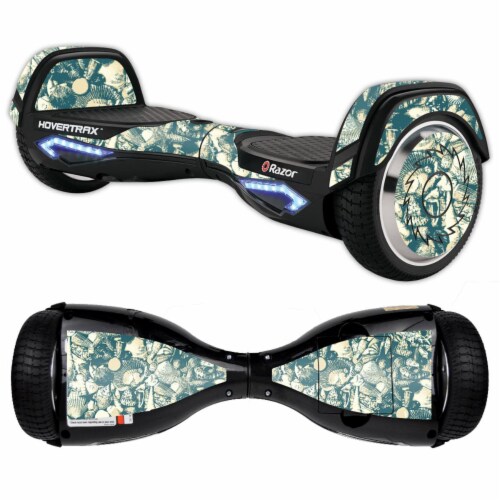 MightySkins RAHOV2-Tan Seashells Skin Decal Wrap for Razor Hovertrax 2.0 Hover Board - Tan Se Perspective: front