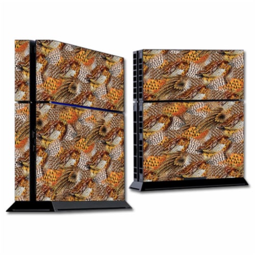 MightySkins SOPS4-Pheasant Feathers Skin for Sony Playstation PS4 Console - Pheasant Feathers Perspective: front