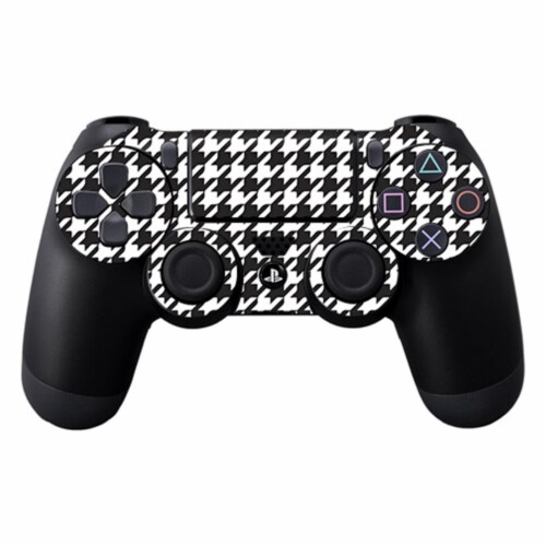 MightySkins SOPS4CO-Houndstooth Skin Decal Wrap for Sony PlayStation DualShock PS4 Controller Perspective: front