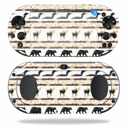 MightySkins SOPSVITA2-Lodge Stripes Skin for Sony PS Vita Wi-Fi 2nd Gen - Lodge Stripes Perspective: front