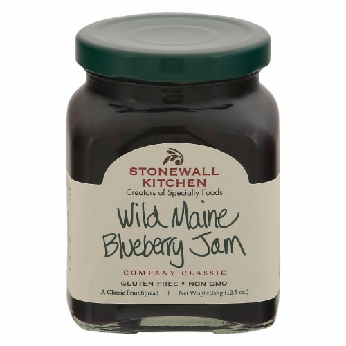 Stonewall Kitchen Wild Maine Blueberry Jam Perspective: front