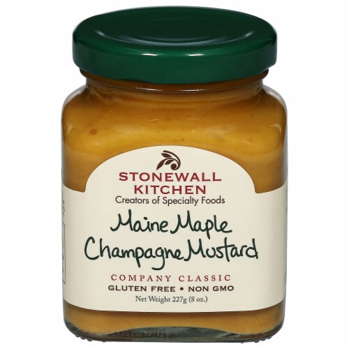 Stonewall Kitchen Maine Maple Champagne Mustard Perspective: front