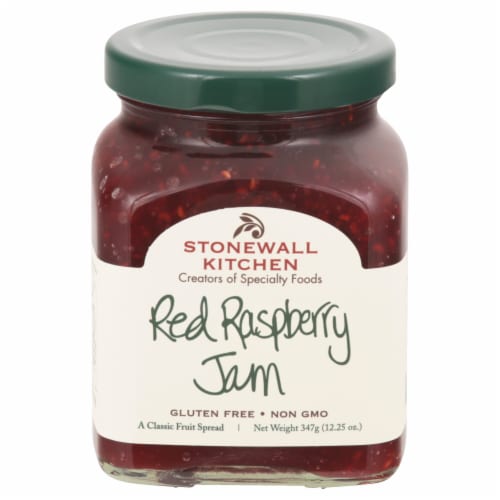 Stonewall Kitchen Red Raspberry Jam Perspective: front