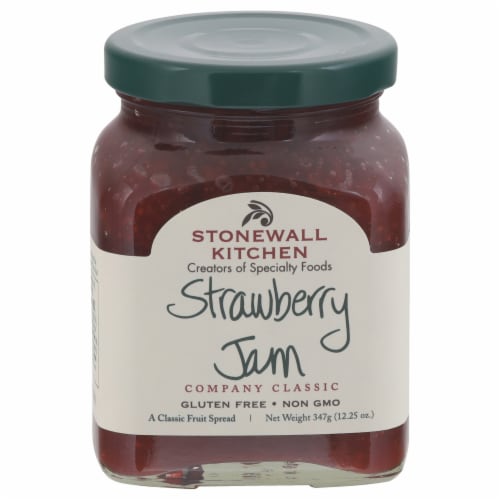 Stonewall Kitchen Strawberry Jam Perspective: front