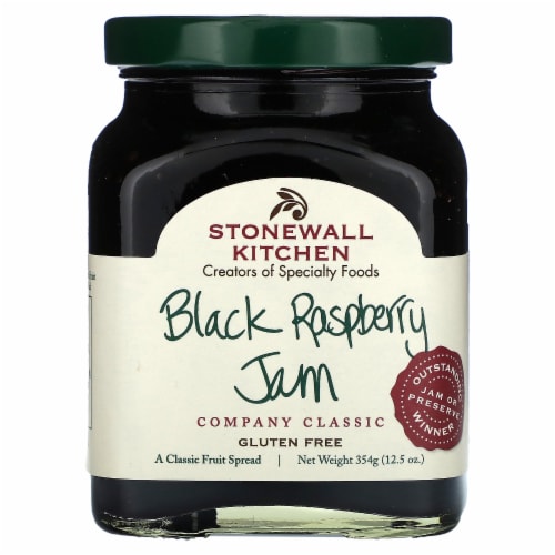 Stonewall Kitchen Black Raspberry Jam Perspective: front