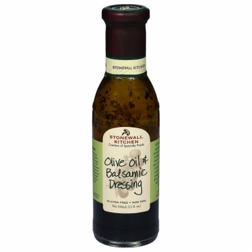Stonewall Kitchen Olive Oil & Balsamic Dressing Perspective: front