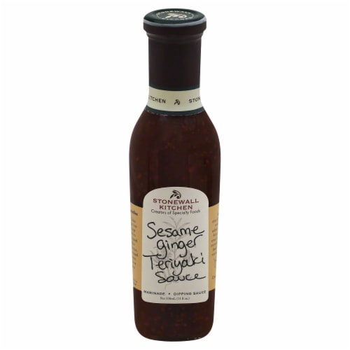 Stonewall Kitchen Sesame Ginger Teriyaki Sauce Perspective: front