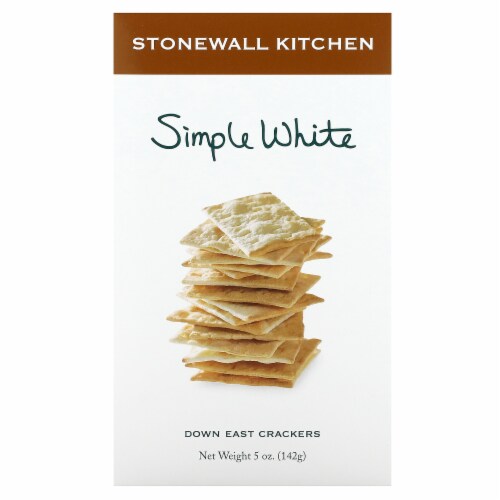 Stonewall Kitchen Simply White Down East Crackers Perspective: front