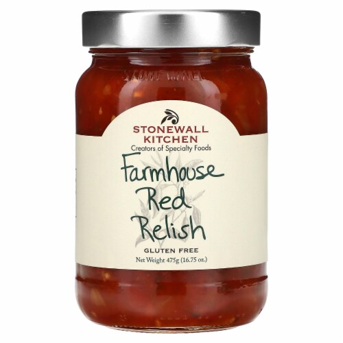 Stonewall Kitchen Farmhouse Red Relish - 16.75 oz (475 g) Perspective: front