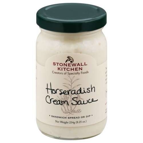 Stonewall Kitchen Horseradish Cream Sauce Perspective: front