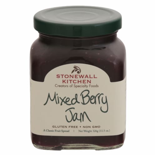 Stonewall Kitchen Mixed Berry Jam Perspective: front