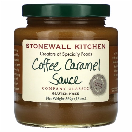 Stonewall Kitchen Coffee Caramel Sauce - 13 oz (369 g) Perspective: front