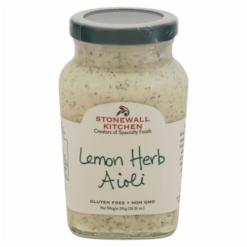 Stonewall Kitchen Lemon Herb Aioli Dip & Spread Perspective: front
