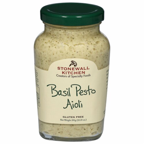 Stonewall Kitchen Basil Pesto Aioli Dip & Spread Perspective: front
