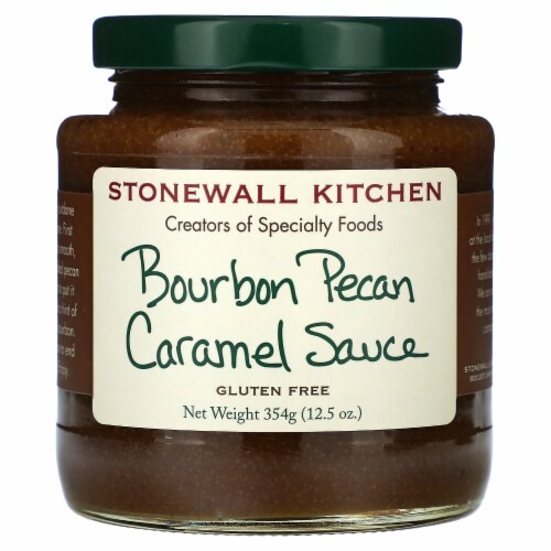 Stonewall Kitchen Bourbon Pecan Caramel Sauce Perspective: front