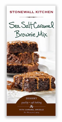 Stonewall Kitchen  Sea Salt Caramel Brownie Mix Perspective: front
