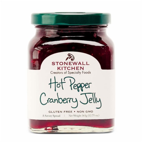 Stonewall Kitchen Hot Pepper Cranberry Jelly Perspective: front