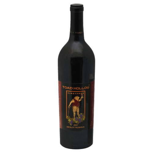 Toad Hollow Merlot Reserve Perspective: front