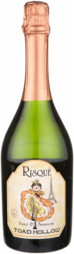 Toad Hollow Risque Sweet & Sparkling Wine Perspective: front