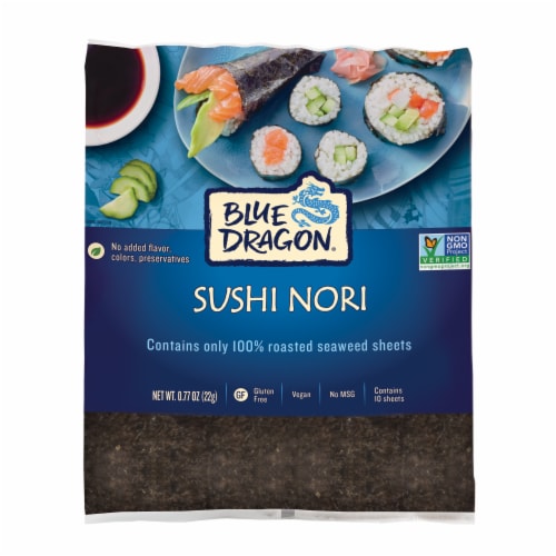 Blue Dragon Sushi Nori Perspective: front