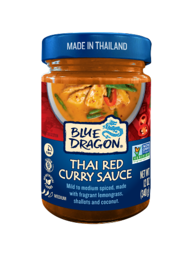 Blue Dragon® Thai Red Curry Sauce Perspective: front