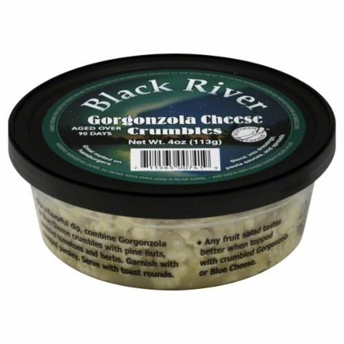 Black River Gorgonzola Cheese Crumbles Perspective: front