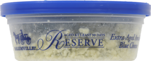 Salemville Reserve Extra-Aged Amish Blue Cheese Perspective: front