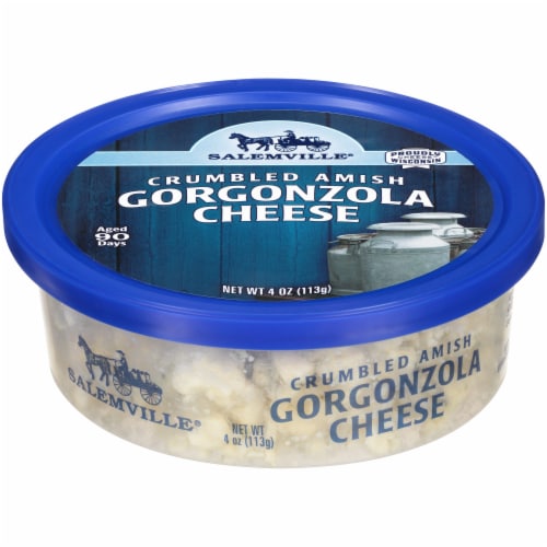 Salemville Gorgonzola Cheese Crumbles Perspective: front