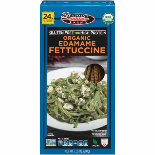 Seapoint Farms Organic Edamame Fettuccine Perspective: front