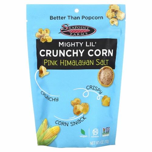 Seapoint Farms Pink Himalayan Salt Mighty Lil’ Crunchy Corn Perspective: front