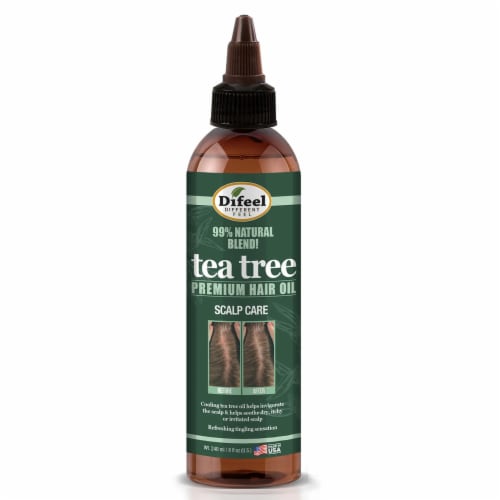 Difeel Tea Tree Premium Hair Oil Scalp Care Perspective: front