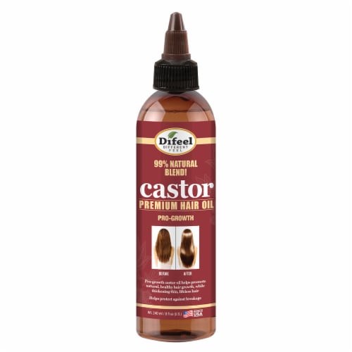 Difeel Castor Pro-Growth Premium Hair Oil Perspective: front
