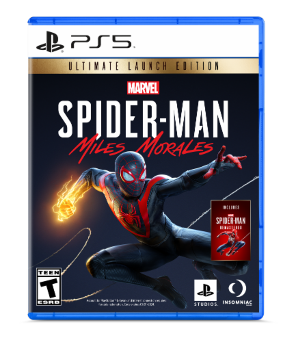 Spider-Man: Miles Morales Ultimate Launch Edition (PlayStation 5) Perspective: front