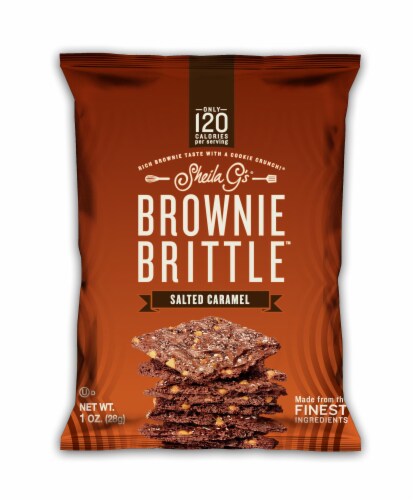 Sheila G's Salted Caramel Brownie Brittle Cookies Perspective: front