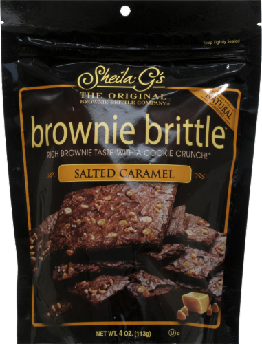 Sheila G's Salted Caramel Brownie Brittle Perspective: front