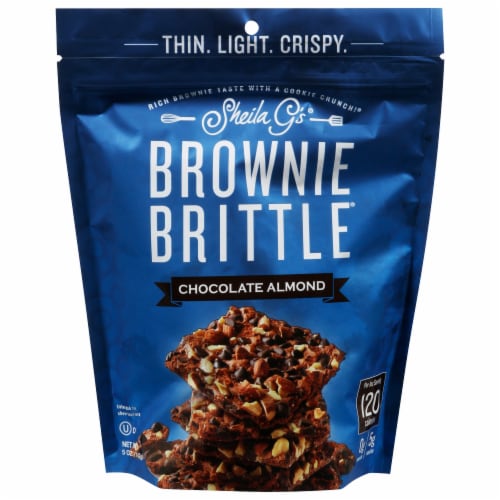 5oz Sheila G's Chocolate Almond Brownie Brtl Perspective: front
