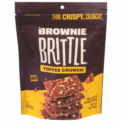 Sheila G's Heath English Toffee Crunch Brownie Brittle® Perspective: front